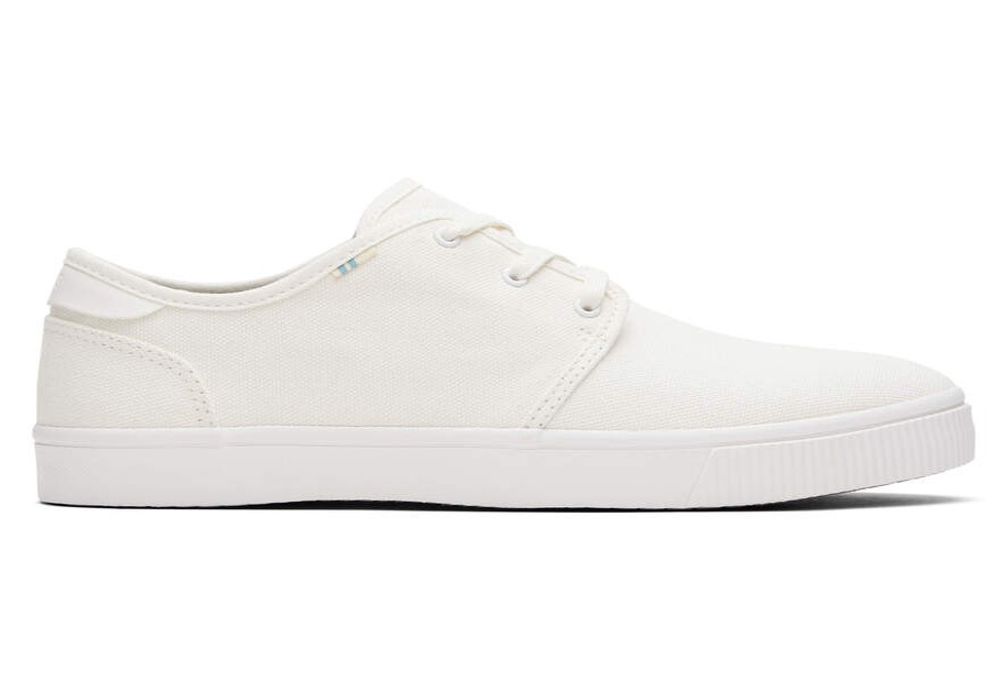 TOMS Special Occasions | White Canvas Mens Carlo Sneakers Topanga Collection | Toms