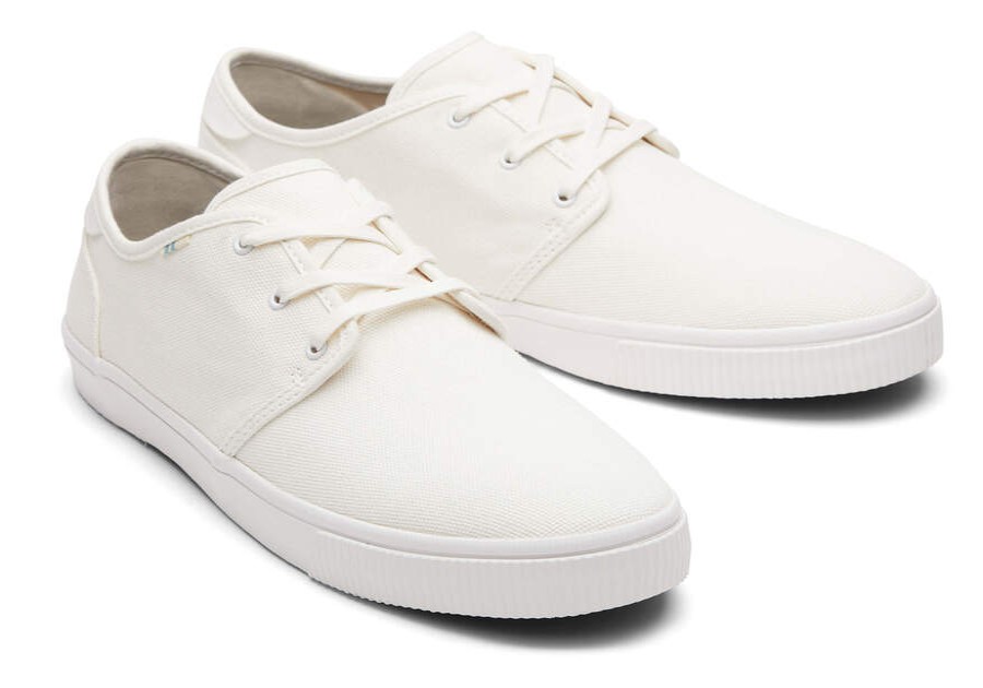 TOMS Special Occasions | White Canvas Mens Carlo Sneakers Topanga Collection | Toms