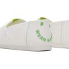 TOMS Prints & Patterns | Men'S White Recycled Cotton Canvas Wear Good Embroidery Alpargatas | Toms