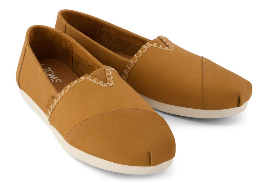 TOMS Alpargatas | Womens Alpargata Tan Leather Espadrille | Toms