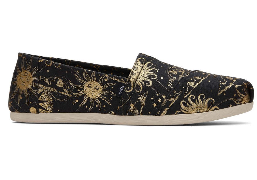 TOMS Exclusives | Women'S Black Lunar Sky Print Alpargatas | Toms