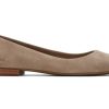 TOMS Dress Casual | Womens Briella Taupe Suede Flat | Toms