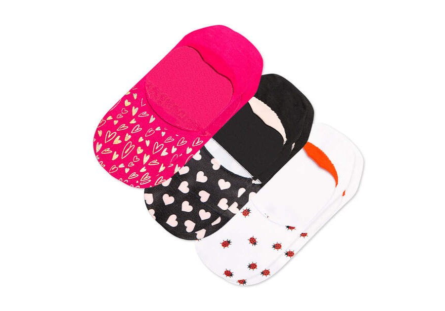 TOMS Sale | No Show Valentines Prints 3 Pack Socks | Toms