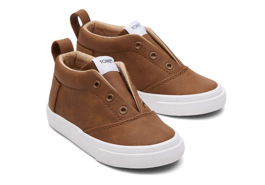 TOMS Matching Styles | Tiny Brown Micrsouede Fenix Sneaker | Toms