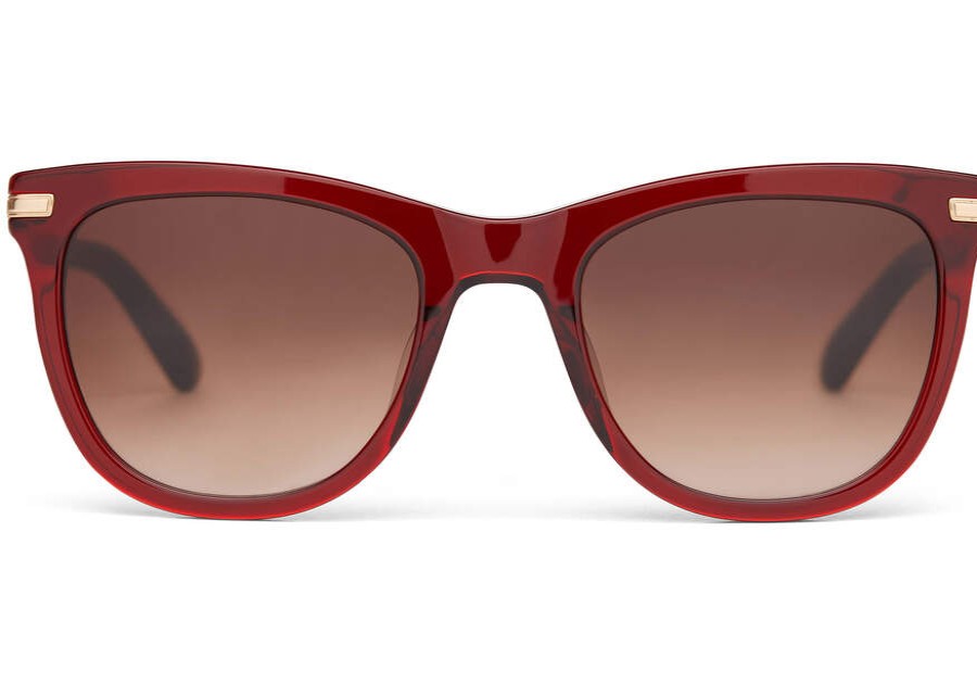 TOMS New Arrivals | Uni Victoria Rosewood Sunglass | Toms