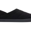 TOMS Cozy Shop | Men'S Black Felt Fleece Ezra Slippers | Toms