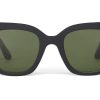 TOMS New Arrivals | Traveler Collection Sydney Matte Black Tortoise Frame Bottle Green Polarized Lens | Toms