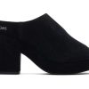 TOMS Dress Casual | Women'S Black Suede Florence Heel | Toms