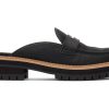 TOMS Dress Casual | Womens Cara Mule Black Leather Loafers | Toms