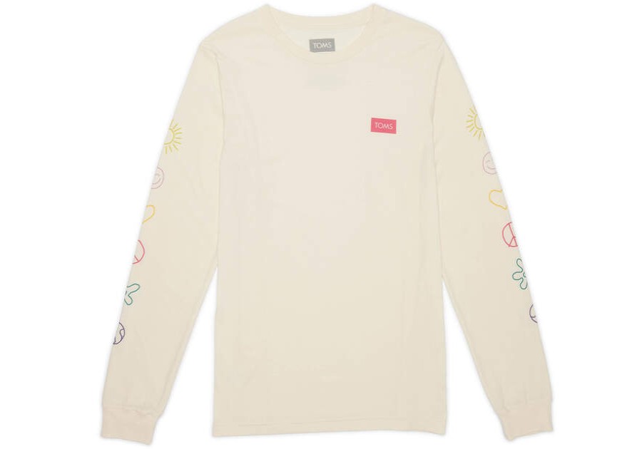 TOMS Winter Essentials | Icon Long Sleeve Natural Tee | Toms