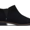 TOMS Exclusives | Black Suede Women'S Reese Booties | Toms