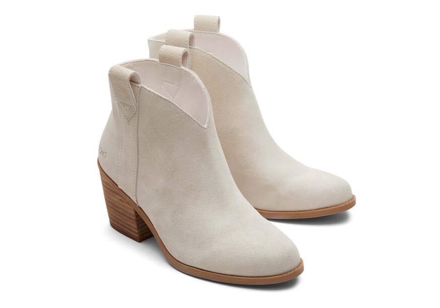 TOMS Boots & Booties | Women'S Natural Suede Constance Boots | Toms