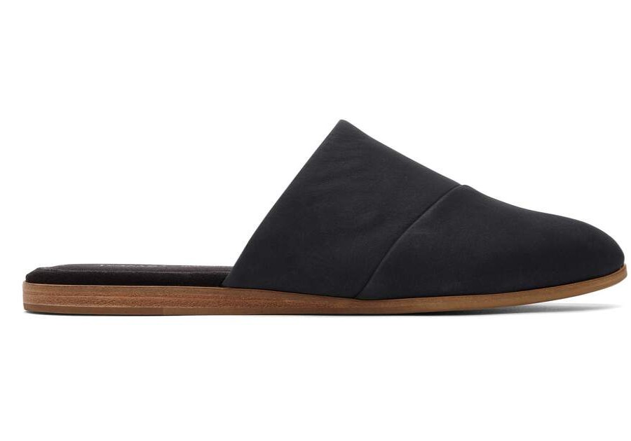 TOMS Dress Casual | Women'S Black Jade Leather Flat | Toms