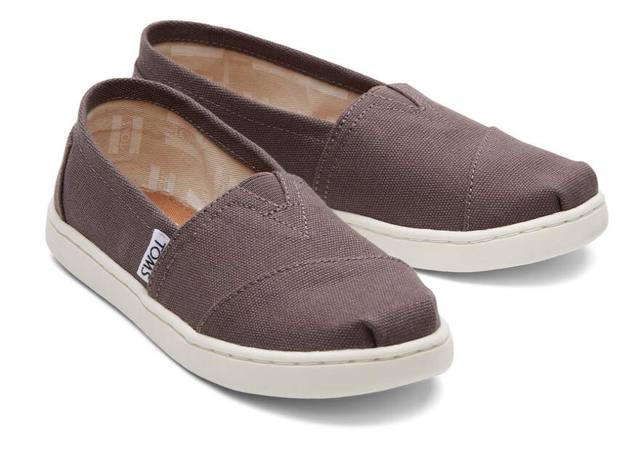 TOMS Matching Styles | Ash Canvas Toms Youth Classics 2.0 | Toms