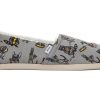 TOMS Exclusives | Women'S Grey Party Animals Print Faux Shearling Alpargatas | Toms