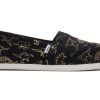 TOMS Exclusives | Women'S Black Alpargata Dino Glow In The Dark Espadrille Slip On | Toms