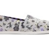 TOMS Exclusives | Women'S Grey Glow In The Dark Witches And Cat Print Alpargatas | Toms