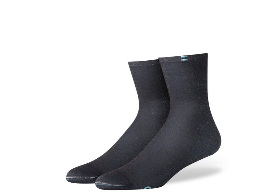 TOMS Sneakers | Women'S Black Sheer Quarter Crew Socks | Toms