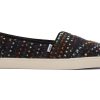 TOMS Exclusives | Women'S Black Chenille Sweater Knit Faux Fur Alpargatas | Toms