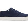 TOMS Earthwise | Navy Heritage Canvas Mens Carlo Sneakers | Toms