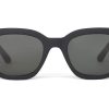 TOMS Sunglasses | Womens Traveler Sunglasses Matte Black With Green Grey Lens Savanna | Toms | Toms