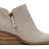 TOMS Exclusives | Women'S Natural Shimmer Twill Goldie Boots | Toms