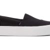 TOMS Platforms | Women'S Black Fenix Platform Slip On Sneaker | Toms