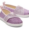 TOMS Special Occasions | Tiny Light Lilac Colorblock Iridescent Glimmer Alpargata | Toms