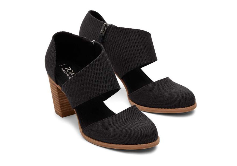 TOMS Exclusives | Womens Milan Black Closed Toe Heels | Toms