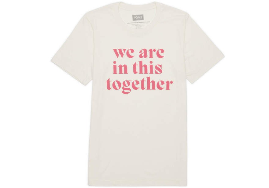 TOMS Tees | We Are In This Together Short Sleeve Natural Tee | Toms