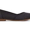 TOMS Dress Casual | Women'S Black Repreve Knit Jutti Neat Eco Flats | Toms