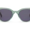 TOMS Sunglasses | Marlowe Jade Crystal Frame And Dark Grey Lens Sunglass | Toms