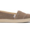 TOMS Matching Styles | Youth'S Gold Sparkle Knit Alpargatas | Toms