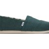 TOMS Alpargatas | Women'S Stormy Green Alpargata Heritage Canvas Espadrille Slip On Shoe | Toms