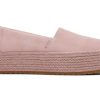 TOMS Alpargatas | Women'S Pink Suede Alpargatas | Toms