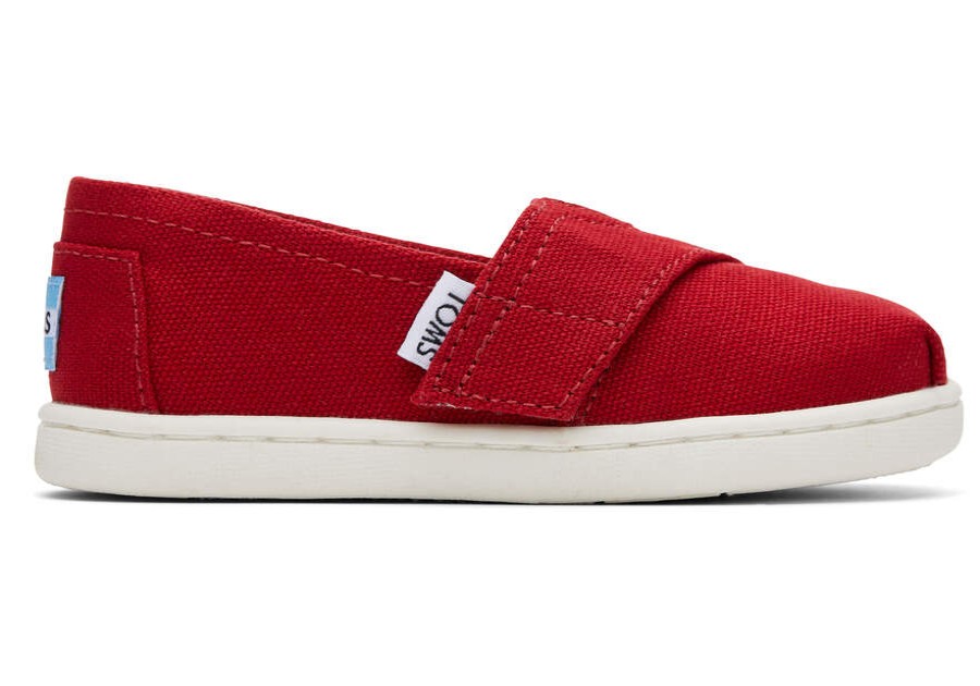 TOMS Matching Styles | Red Canvas Toms Tiny Classics 2.0 | Toms