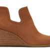 TOMS Exclusives | Womens Kallie Tan Leather Wedge Boots | Toms