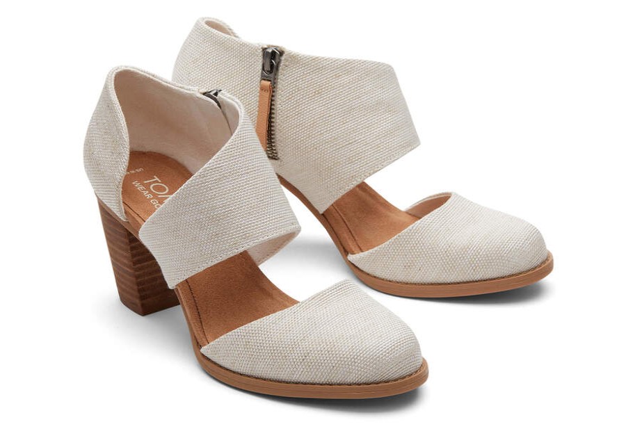 TOMS Exclusives | Women'S Natural Yarn Dye Milan Heels | Toms