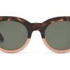 TOMS Sunglasses | Traveler Florentin Matte Blonde Coral Tortoise Sunglasses | Toms