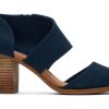 TOMS Exclusives | Women'S Blue Yarn Dye Milan Heels | Toms