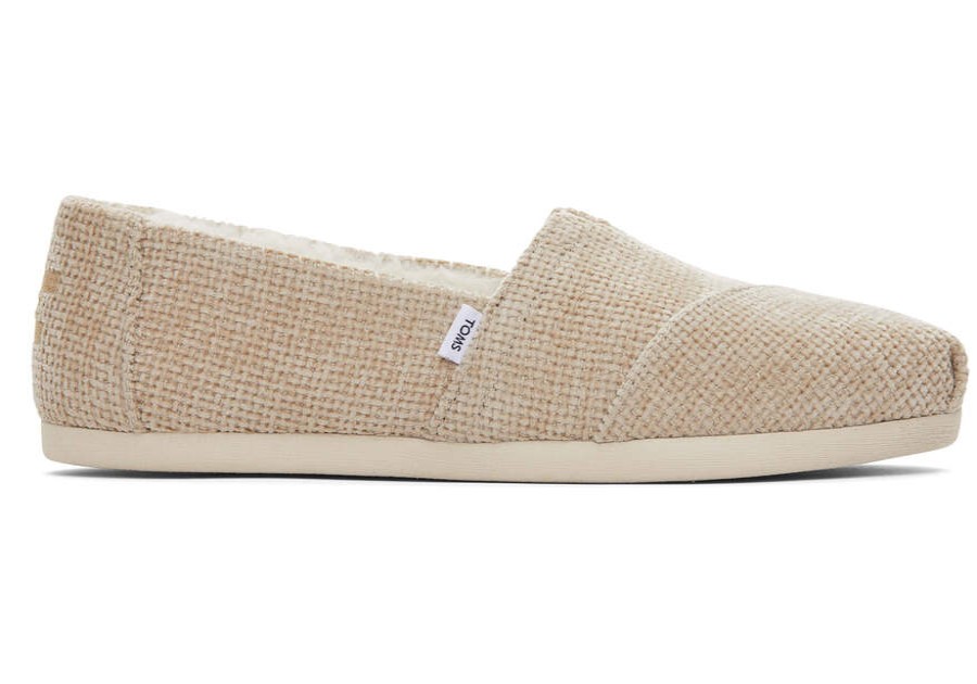 TOMS Exclusives | Women'S Natural Chenille Faux Fur Alpargatas | Toms