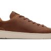 TOMS Matching Styles | Men'S Brown Leather Trvl Lite Sneakers | Toms