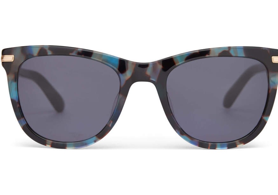 TOMS New Arrivals | Uni Victoria Blue Tortoise Sunglass | Toms