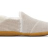 TOMS Exclusives | Women'S Natural Glitter Rib Knit Faux Shearling India Slippers | Toms