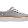 TOMS Exclusives | Grey Canvas Alex Lace Up Womens Sneaker | Toms