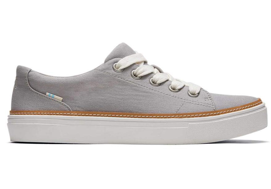 TOMS Exclusives | Grey Canvas Alex Lace Up Womens Sneaker | Toms