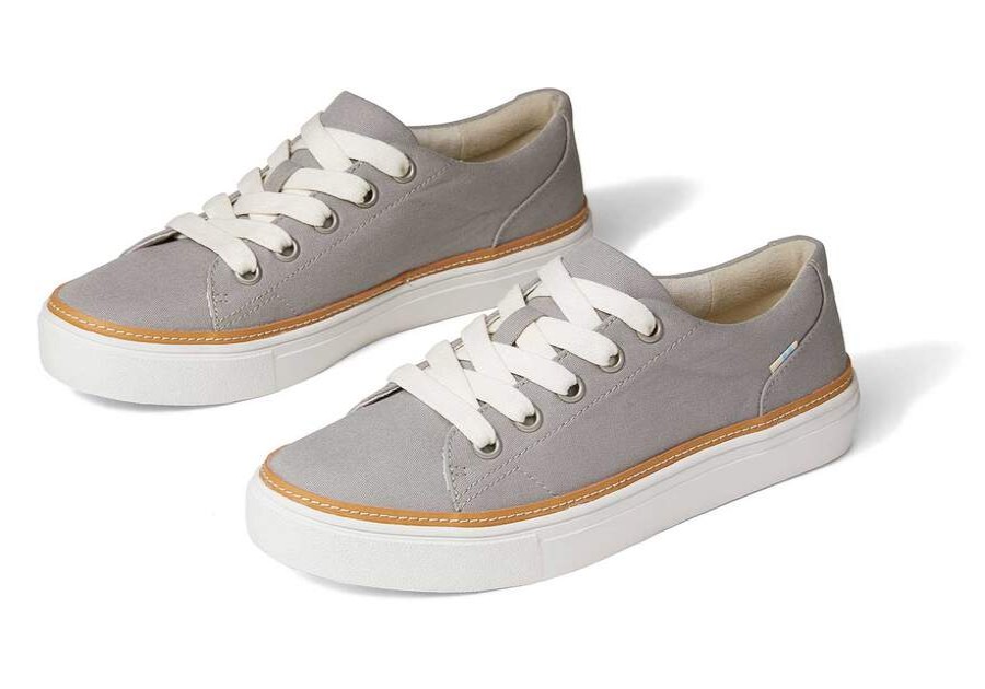 TOMS Exclusives | Grey Canvas Alex Lace Up Womens Sneaker | Toms