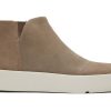 TOMS Exclusives | Womens Verona Mid Taupe Suede Platform Sneaker | Toms