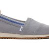 TOMS Matching Styles | Youth'S Grey Heritage Canvas Alp Resident Sneakers | Toms