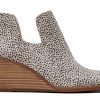 TOMS Exclusives | Cheetah Suede Kallie Stacked Wedge Bootie | Toms